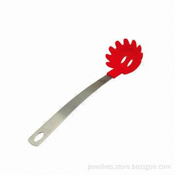 Brand New 11-inch Silicone Pasta Scoops with Stainless Steel Handle